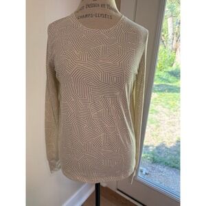 Traj3ctory Women's Geometric Pattern Workout Shirt Size S